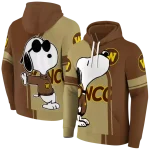 western michigan broncos playful snoopy brown hoodie best selling