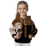 western michigan broncos sugar skull brown black hoodie best selling