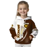 western michigan broncos triangular pattern brown white hoodie best selling