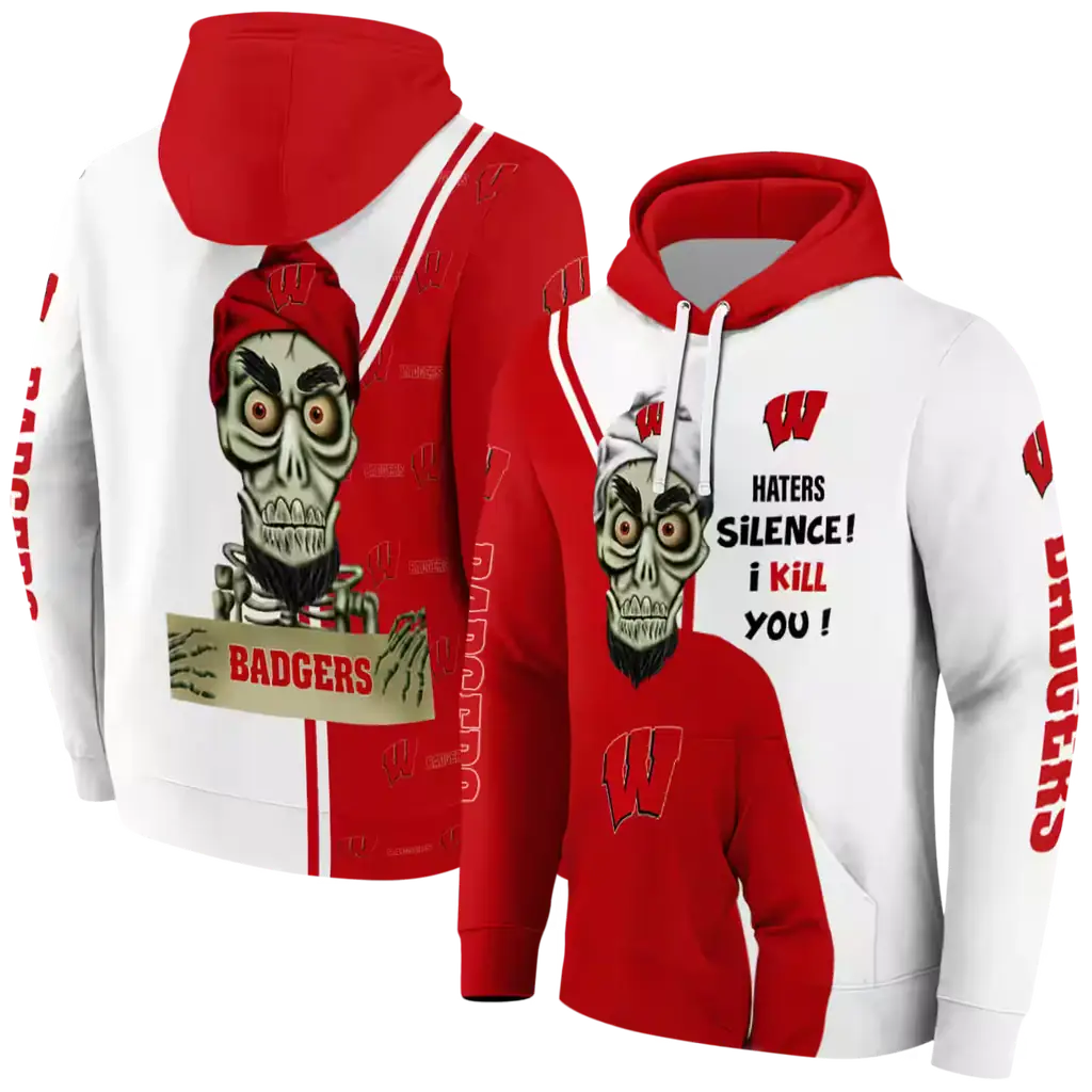 wisconsin badgers achmed skull red hoodie fashion forward wisconsin badgers achmed skull red hoodie fashion forward