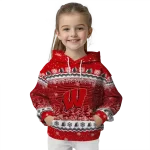 wisconsin badgers christmas trees red hoodie best selling