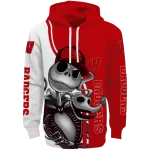 wisconsin badgers jack skellington red hoodie best selling