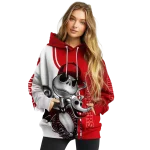 wisconsin badgers jack skellington red hoodie best selling