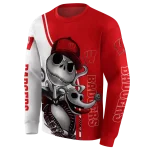 wisconsin badgers jack skellington red hoodie best selling