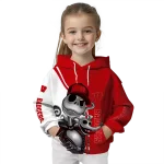 wisconsin badgers jack skellington red hoodie best selling