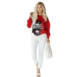 wisconsin badgers jack skellington red hoodie best selling