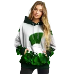 wisconsin badgers lucky motif white green hoodie best selling