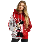 wisconsin badgers minnie mouse red hoodie best selling