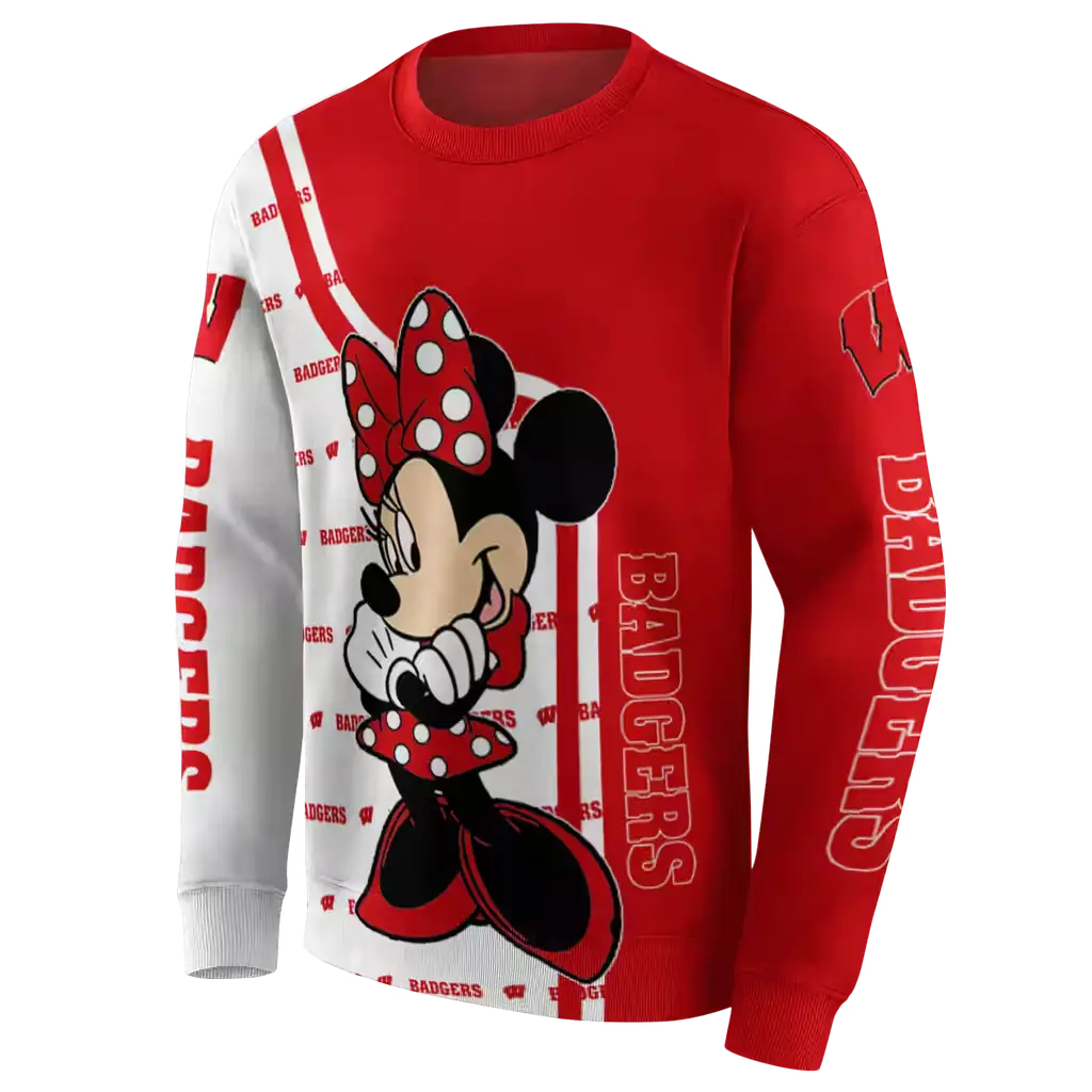 wisconsin badgers minnie mouse red hoodie new arrival wisconsin badgers minnie mouse red hoodie new arrival