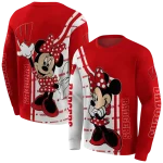 wisconsin badgers minnie mouse red hoodie best selling
