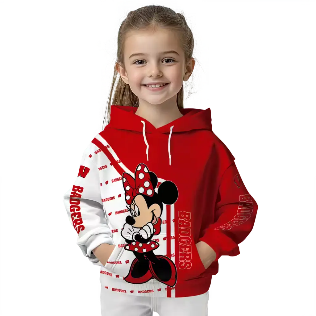 wisconsin badgers minnie mouse red hoodie top rated wisconsin badgers minnie mouse red hoodie top rated