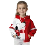 wisconsin badgers playful snoopy red hoodie best selling