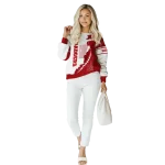 wisconsin badgers triangular pattern red white hoodie best selling