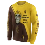 wyoming cowboys achmed skull brown hoodie best selling