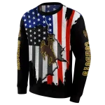wyoming cowboys american pride black hoodie best selling