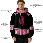 wyoming cowboys awareness ribbon black pink hoodie best selling