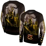 wyoming cowboys halloween vibes brown black hoodie best selling