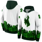 wyoming cowboys lucky motif white green hoodie best selling