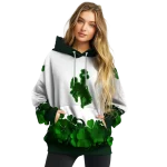 wyoming cowboys lucky motif white green hoodie best selling