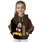 wyoming cowboys mickey mouse brown black hoodie best selling