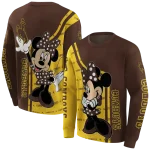 wyoming cowboys minnie mouse brown hoodie best selling