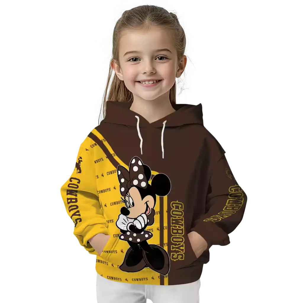 wyoming cowboys minnie mouse brown hoodie top rated wyoming cowboys minnie mouse brown hoodie top rated