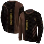 wyoming cowboys monogram pattern brown hoodie best selling