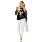 wyoming cowboys skull punisher gold black hoodie best selling