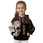 wyoming cowboys sugar skull brown black hoodie best selling