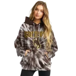 wyoming cowboys tie dye pattern brown hoodie best selling