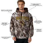wyoming cowboys tie dye pattern brown hoodie best selling