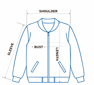 bomber jacket sizing ncaa zone